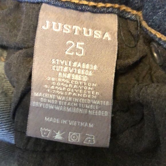Just USA button fly skinny jeans - Picture 8 of 11